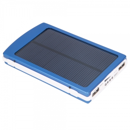 Portable Solar Battery Charger 10000mAh Dual-USB Mobile Backup Power 