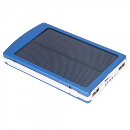 Portable Solar Battery Charger 10000mAh Dual-USB Mobile Backup Power