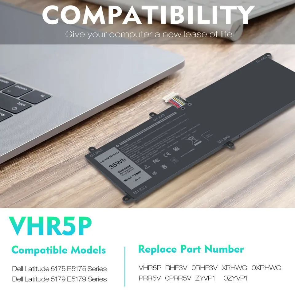 Dell VHR5P Battery 4