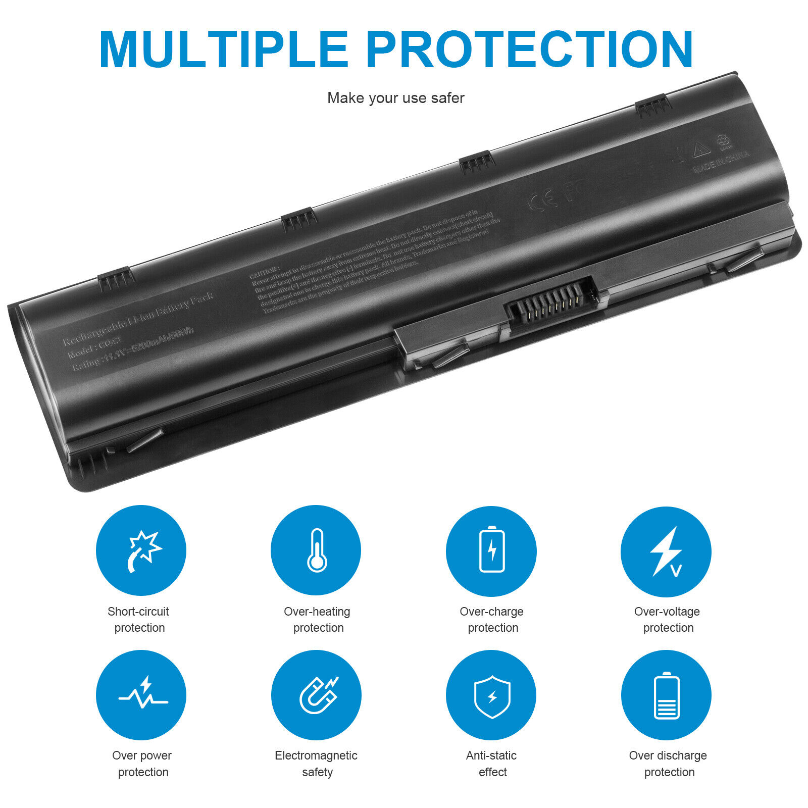 Hp Pavilion Dv6 3000 6 Cell Replacement Laptop Battery