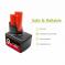 Milwaukee 12V C12 DD 12 volt Super Long Run Replacement Battery 1
